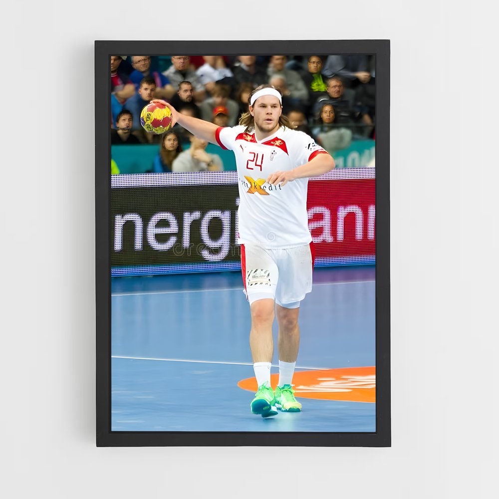 Poster Throwing Star – affiche Handball (vue 2)